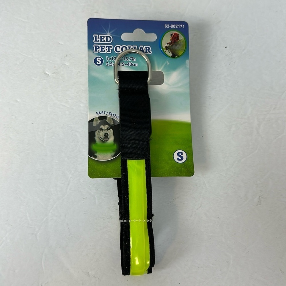LED Reflective Pet Collar Sz S - Picture 2 of 6